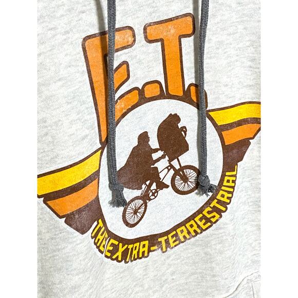 Universal Studios ET Extra Terrestrial Sweatshirt Hoodie Mens L Retro Active NWT - Picture 2 of 10